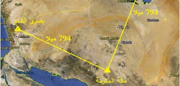 المسافة بين مكة والطائف