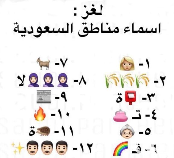 حل لغز استخرج اسماء مناطق في السعودية حل لغز استخرج اسماء مناطق في السعودية