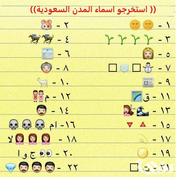 حل لغز استخرج اسماء مناطق في السعودية حل لغز استخرج اسماء مناطق في السعودية