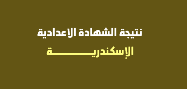 نتيجة الشهادة الإعدادية 2024 في محافظة الإسكندرية