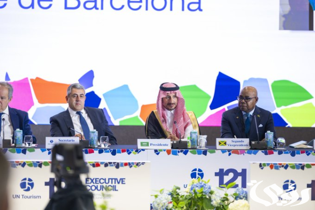 وزير السياحة يرأس اجتماع المجلس التنفيذي لمنظمة الأمم المتحدة للسياحة الـ 121 في برشلونة وزير السياحة يرأس اجتماع المجلس التنفيذي لمنظمة الأمم المتحدة للسياحة الـ 121 في برشلونة
