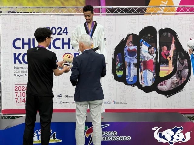 أخضر التايكوندو يحصد ذهبية وفضية في بطولة كوريا الدولية أخضر التايكوندو يحصد ذهبية وفضية في بطولة كوريا الدولية