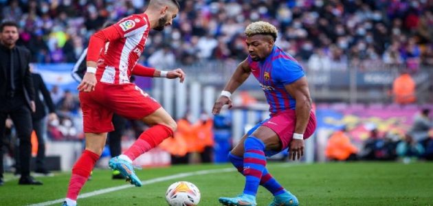 موعد مباراة برشلونة واتلتيكو مدريد في الدوري الاسباني والقنوات الناقله لها